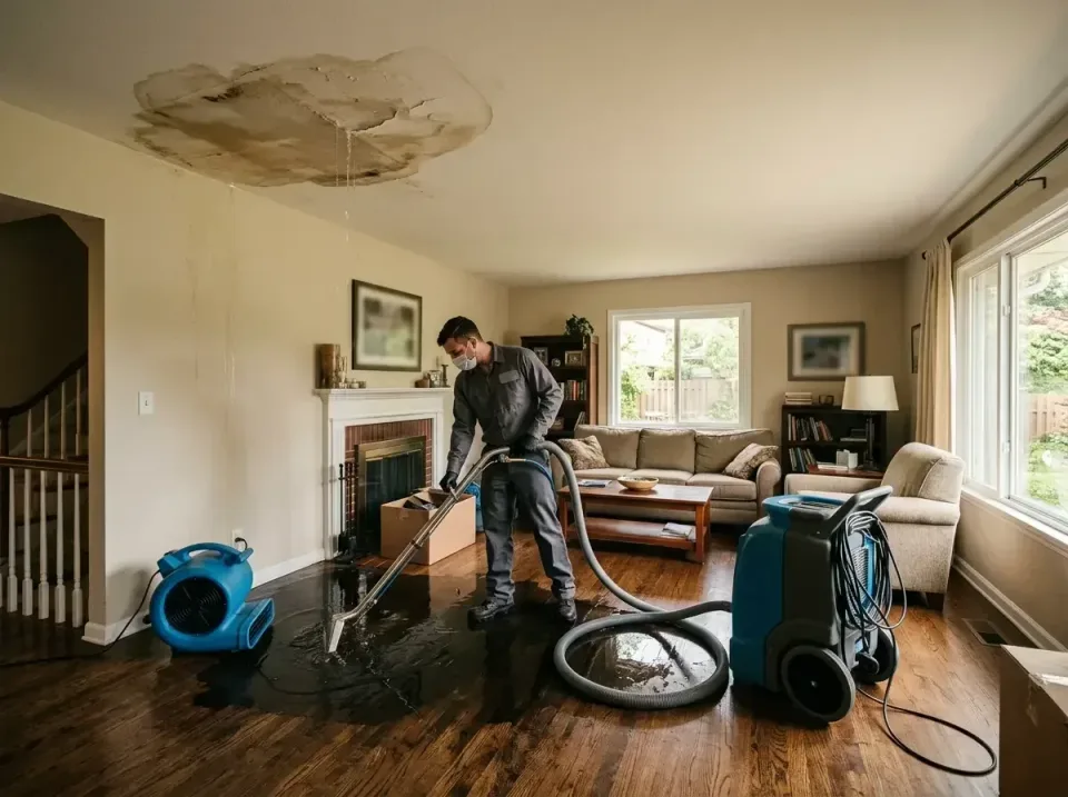 attic-pipe-burst-ceiling-drip-008 — frequently asked questions, Water Damage Restoration & Carpet Care in Alaska